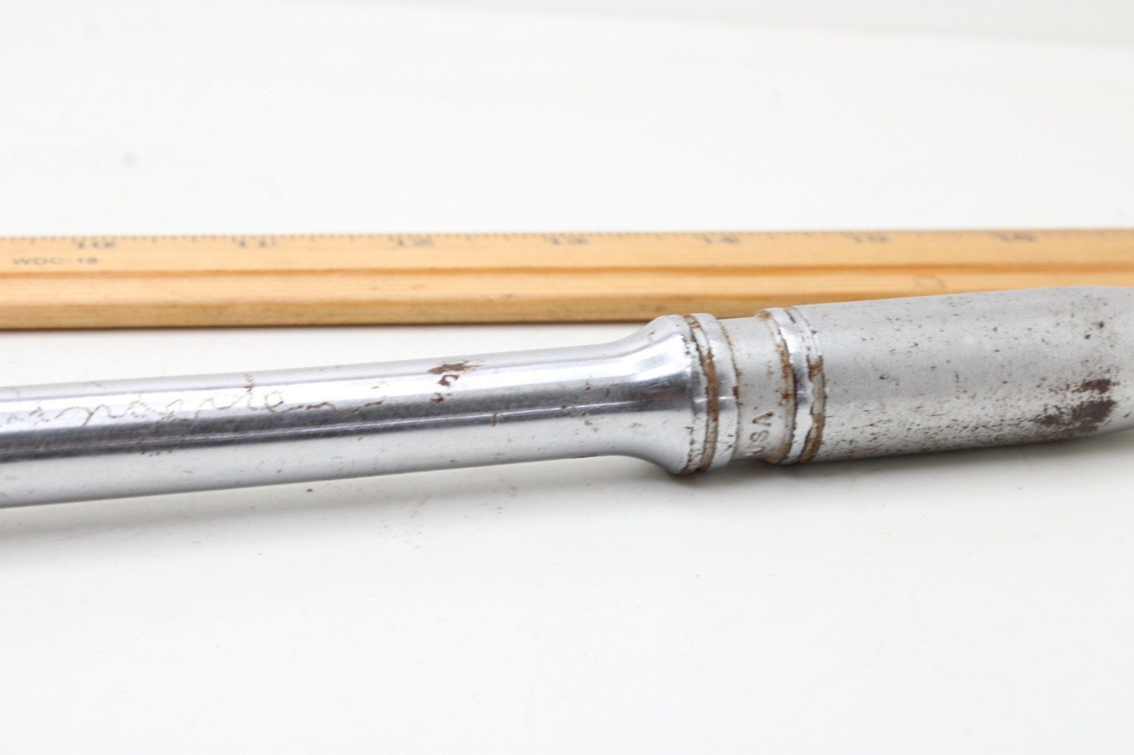 Snap-on SN18A 18″ Long 1/2” Drive Chrome Standard Handle Breaker Bar