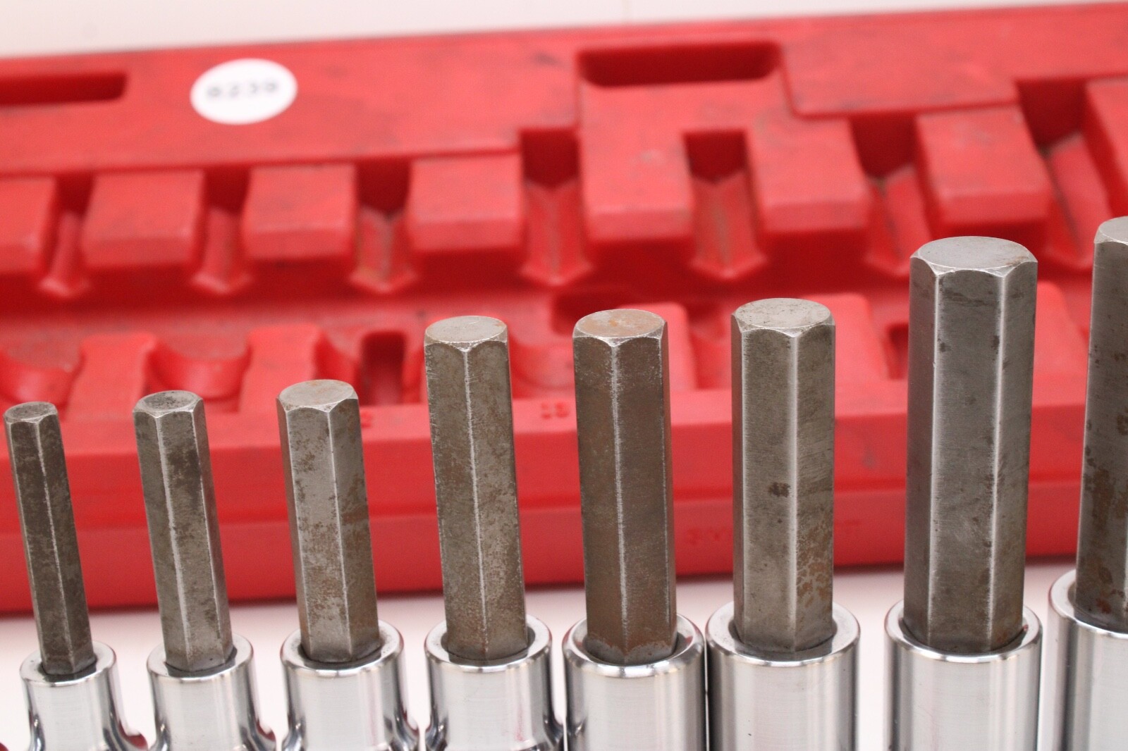 Mac Tools SVHM10P 1/2″ Drive 6mm-19mm 10 Piece Metric Chrome Hex Driver Set USA