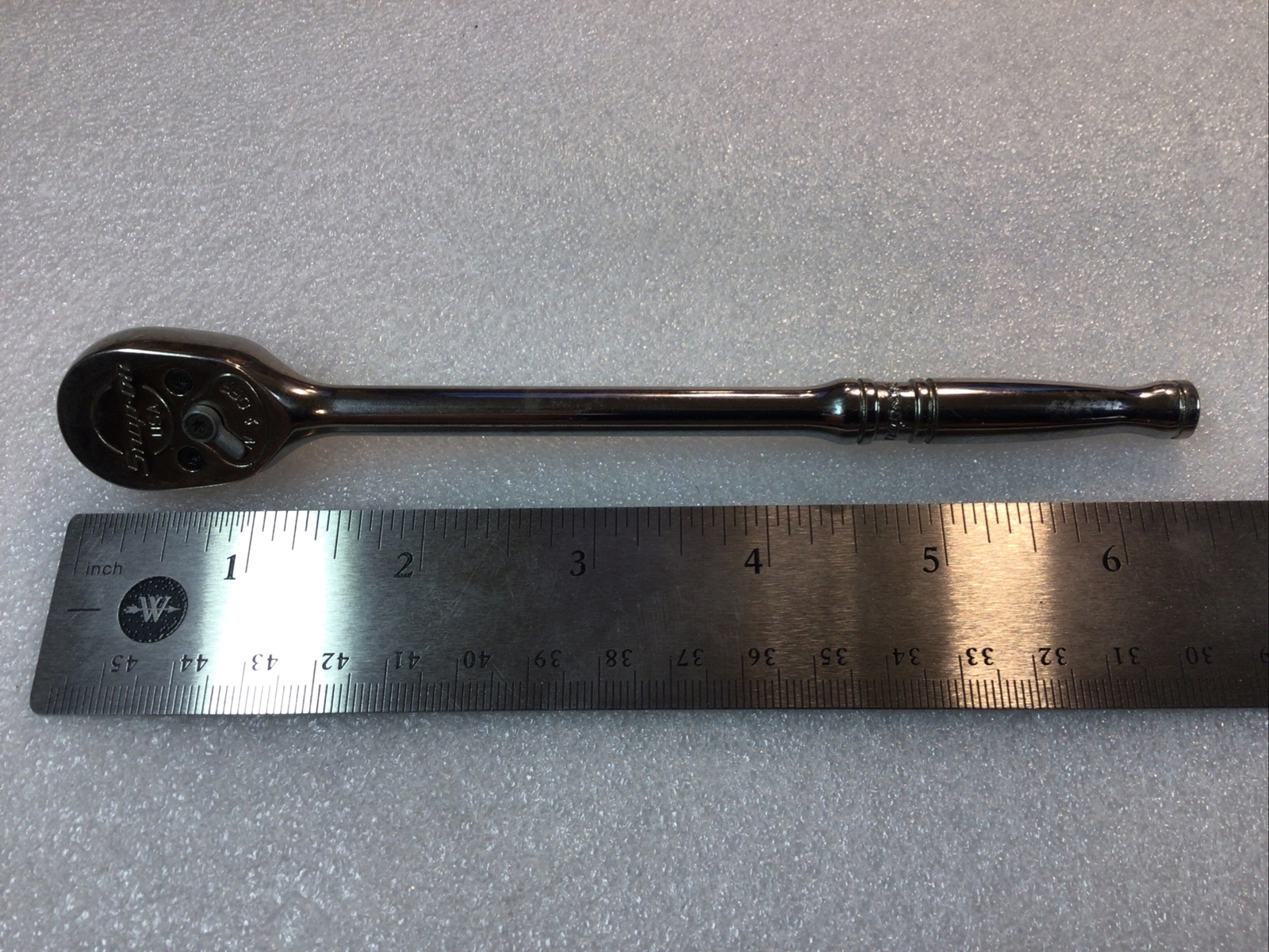 Snap-on#TML830 – 1/4” Dr., Chrome 6-1/2”Extra Long Handle Ratchet-USA-Rebuilt-