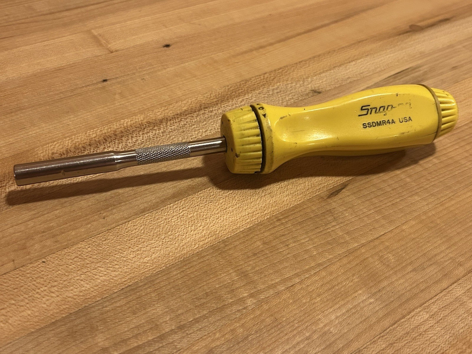 Snap-on Tools | 1990s SSDMR230Y Yellow Ratcheting Screwdriver Set + PB55 Case