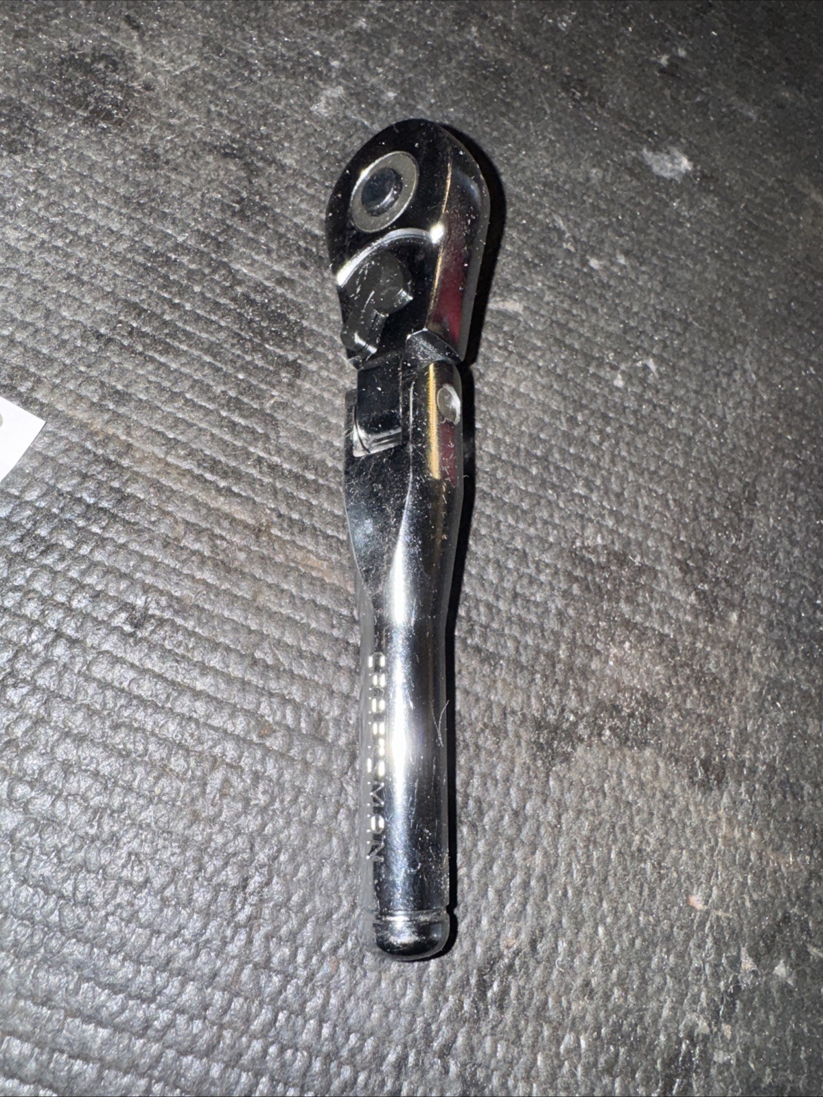 Sears Craftsman Nos 3/8” Drive Stubby Flex Head Ratchet 44834 Full Polish Import