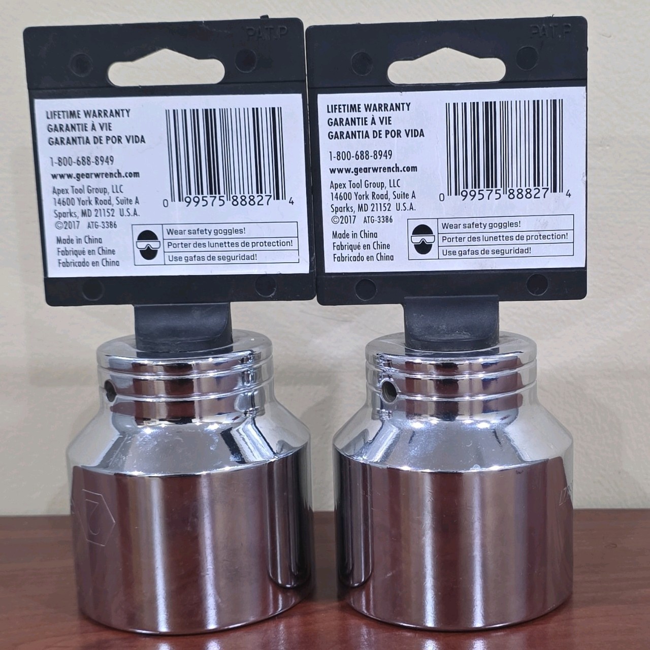 2 PK GearWrench 88827 3/4 2″ Socket