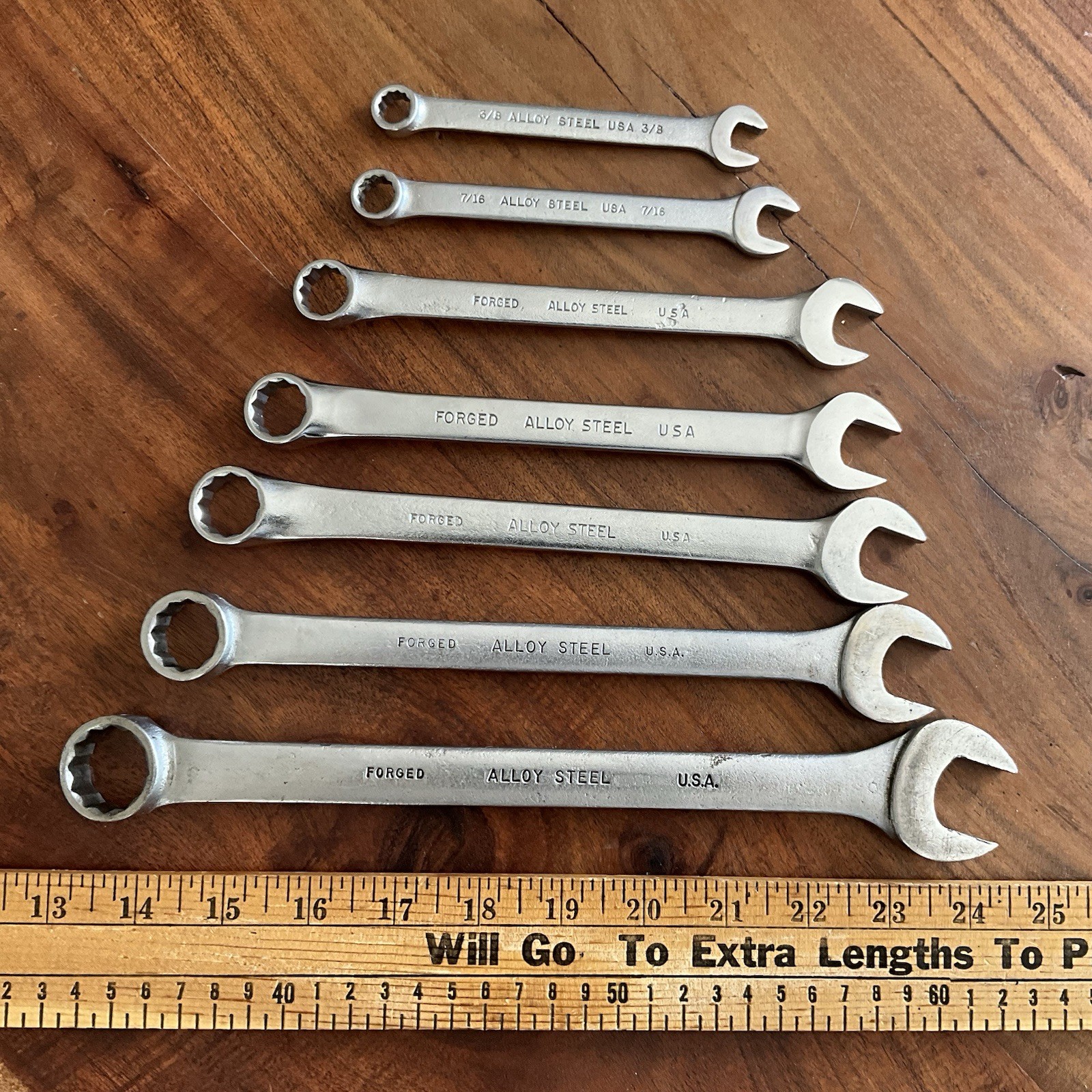Blackhawk USA SAE Combination Wrench Set 12 Point 7/8″ to 3/8″