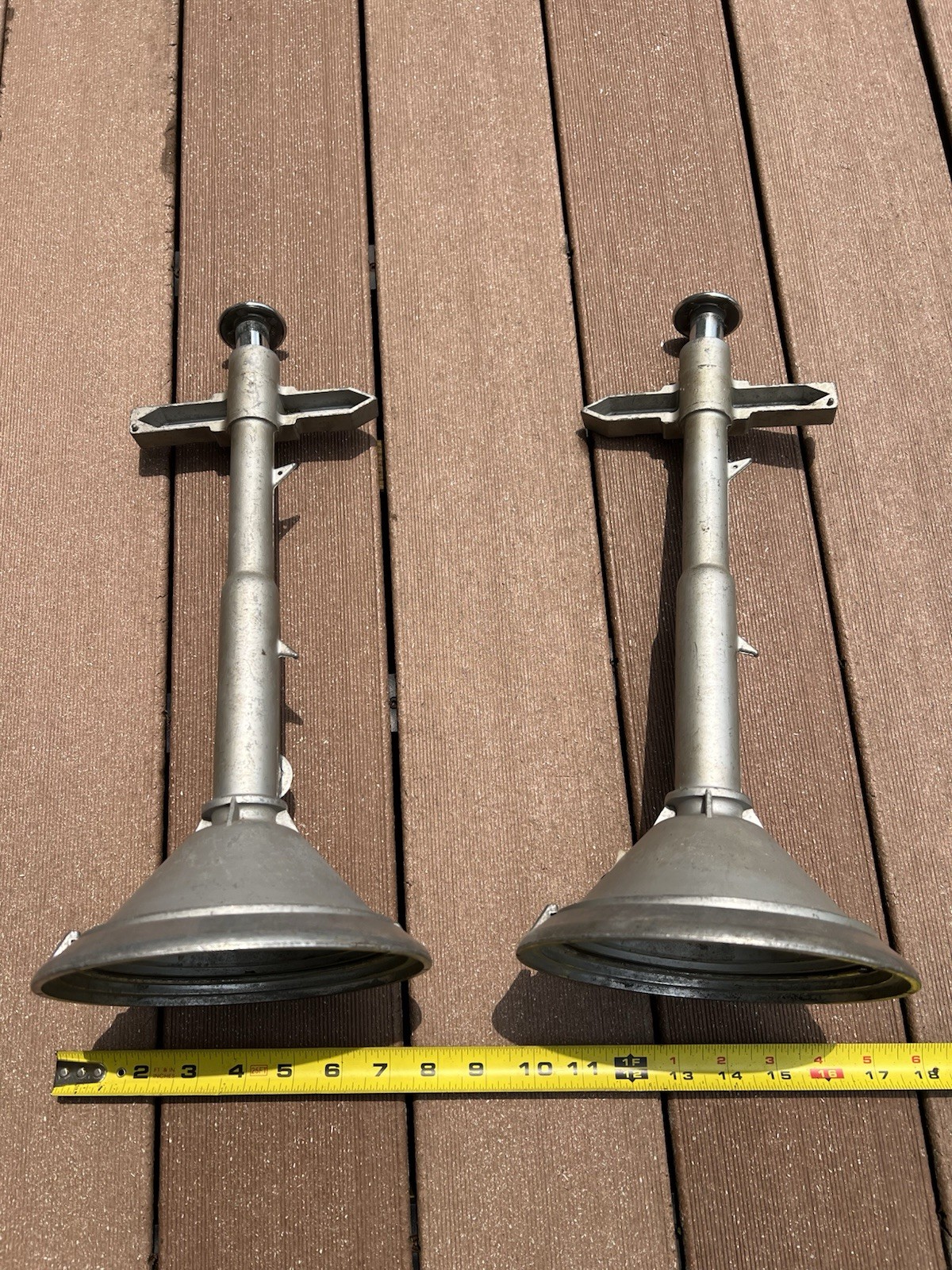 John Bean Trulite Headlight Aiming Tool Dial-A-Level Pair Vintage No. 15014-1