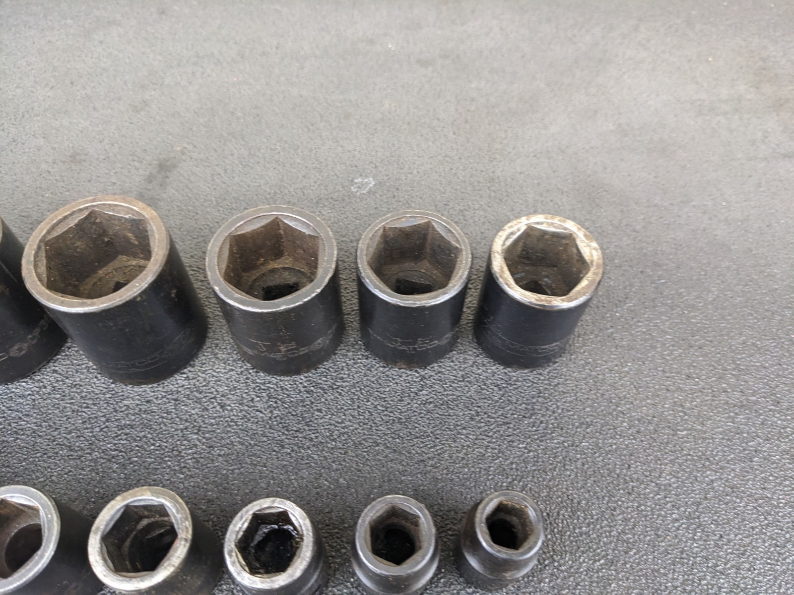 #bp318 MATCO SCP136T 15pc 1/2″ Drive SAE 6 IMPACT Socket Set 7/16″ to 1-5/16″