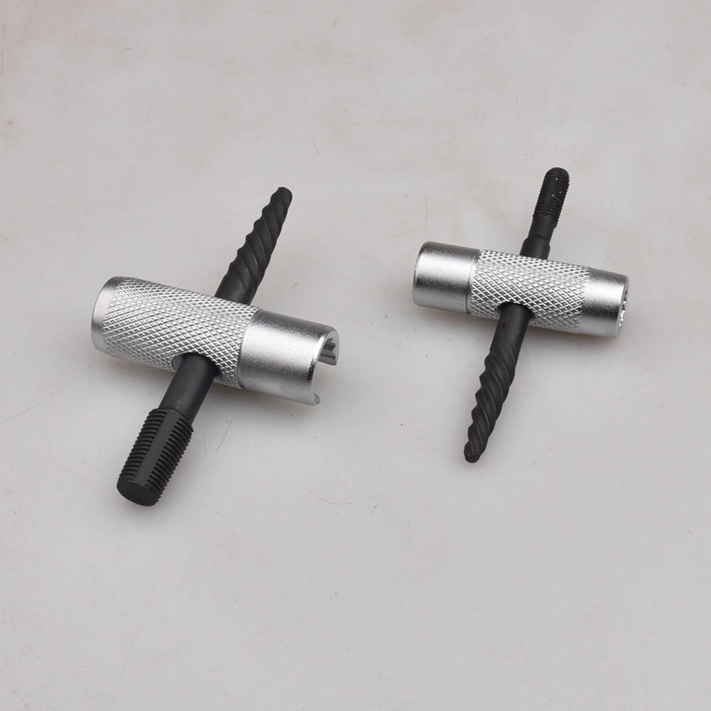 Dual Function Grease Zerk Tool Silver Socket and Black Tap for 1 8 1 4 Threads
