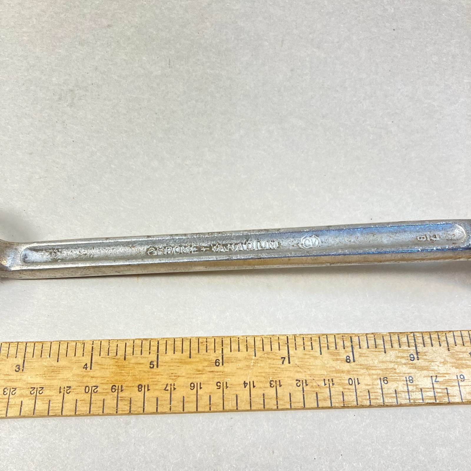 Vintage Bonney 7/8″-15/16″ Wrench Box End SAE 12 Point Square Handle #2809 USA