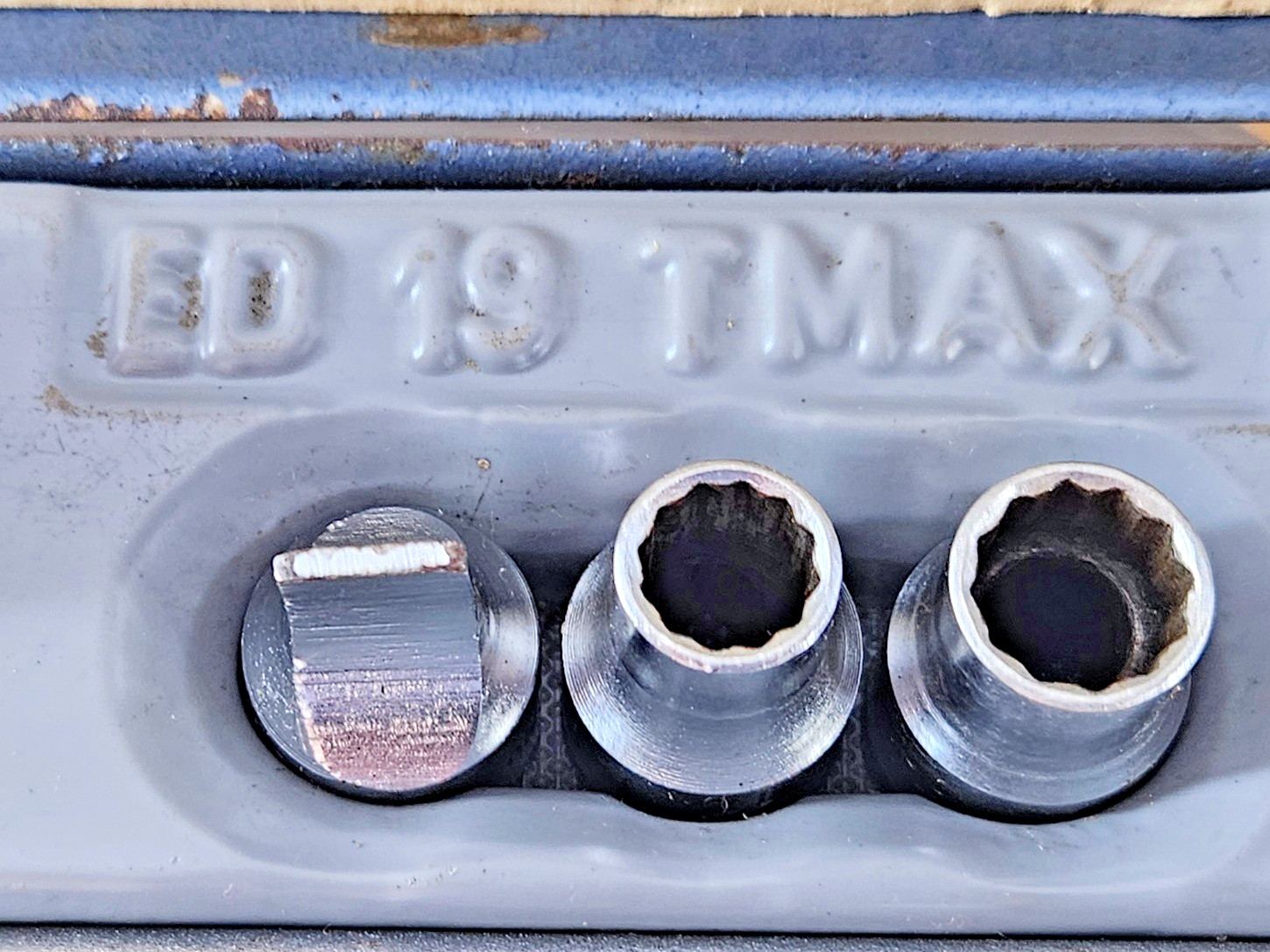 Vintage Gedore D19 TMAX Metric Imperial AF 1/2 Drive Complete Socket Set Germany