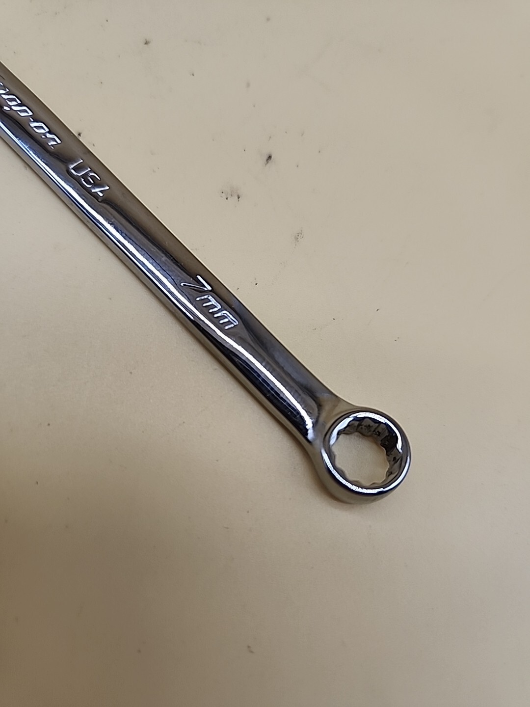 Snap-On Tools SOEXM7 metric flank drive plus combination 12pt wrench 7mm USA