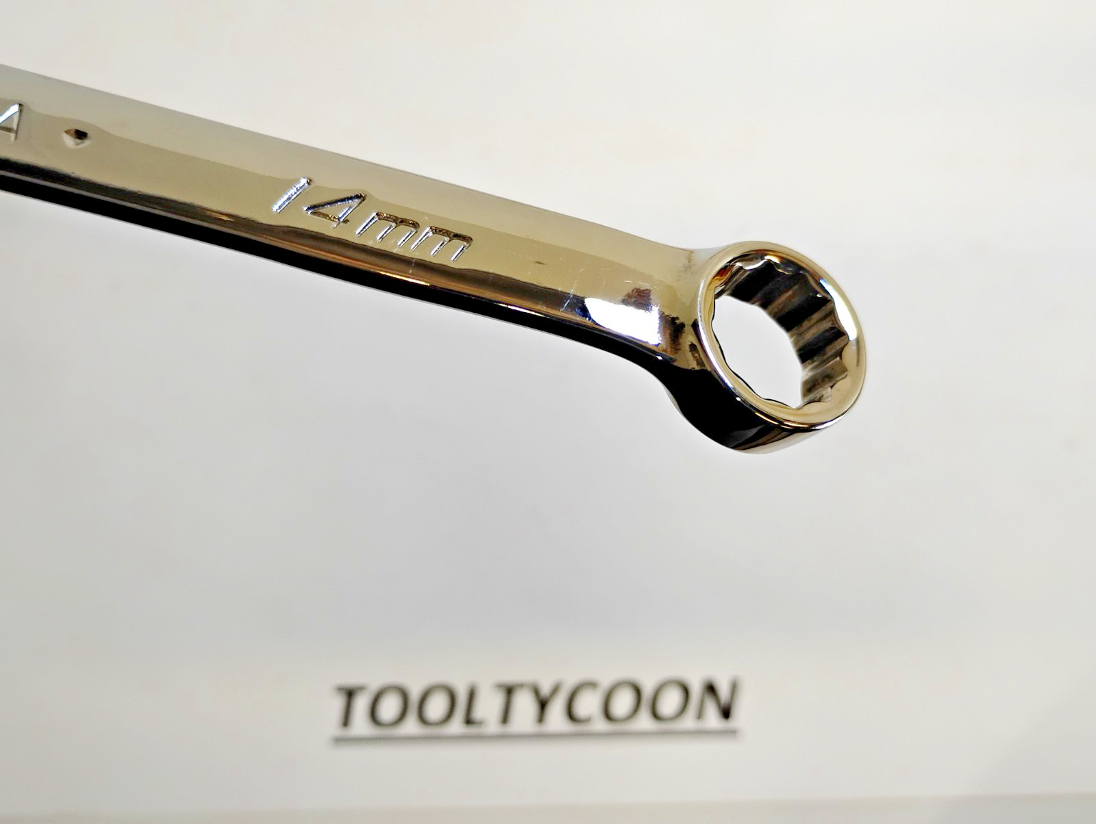 Snap-On Tools USA NEW 14mm Metric Standard 12 Point Chrome Combo Wrench OEXM140B