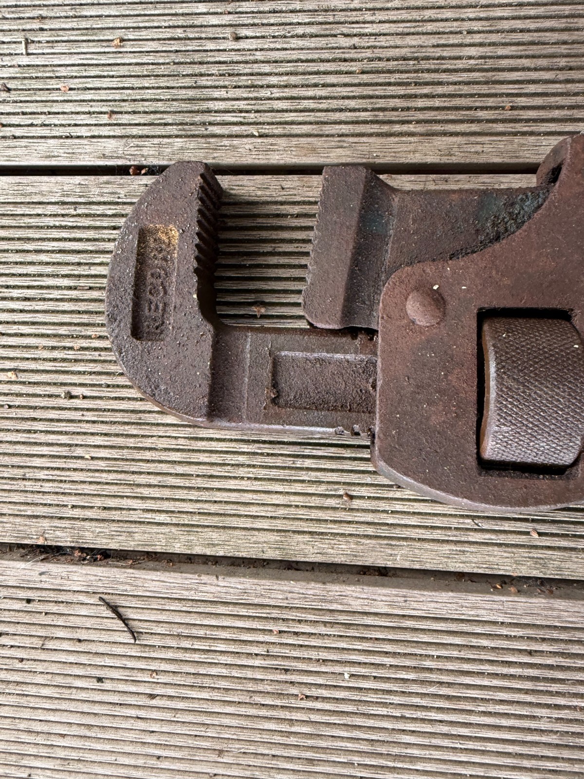Record 24 Stilson Adjustable Pipe Wrench Spanner Vintage