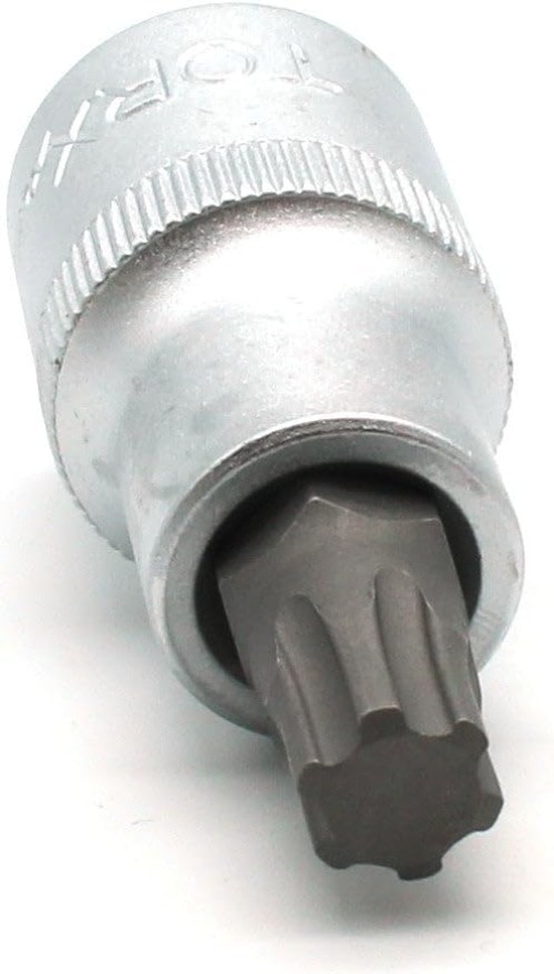 Torx Plus 50IP 2 Inch Long Bit Socket 1/2 Inch Square Drive Auto Repair Impac…