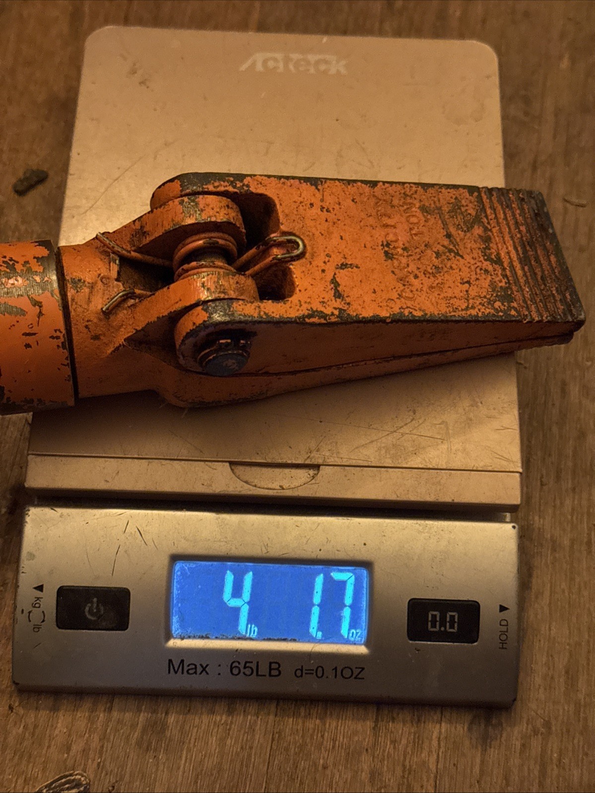 Unknown Brand But VTG Attachments to 10-ton Hydraulic Ram 18lbs Good Shape