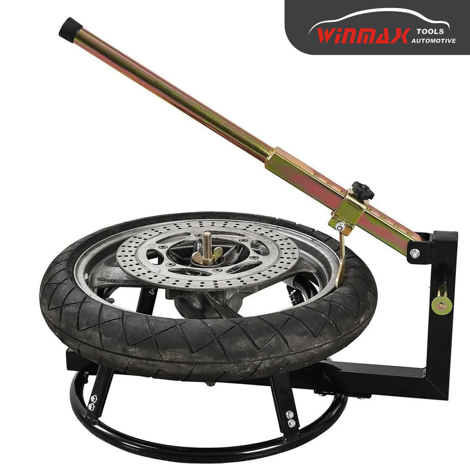 Portable Motorcycle Tire Changing Stand with Bead Breaker Pro Motorsport Product