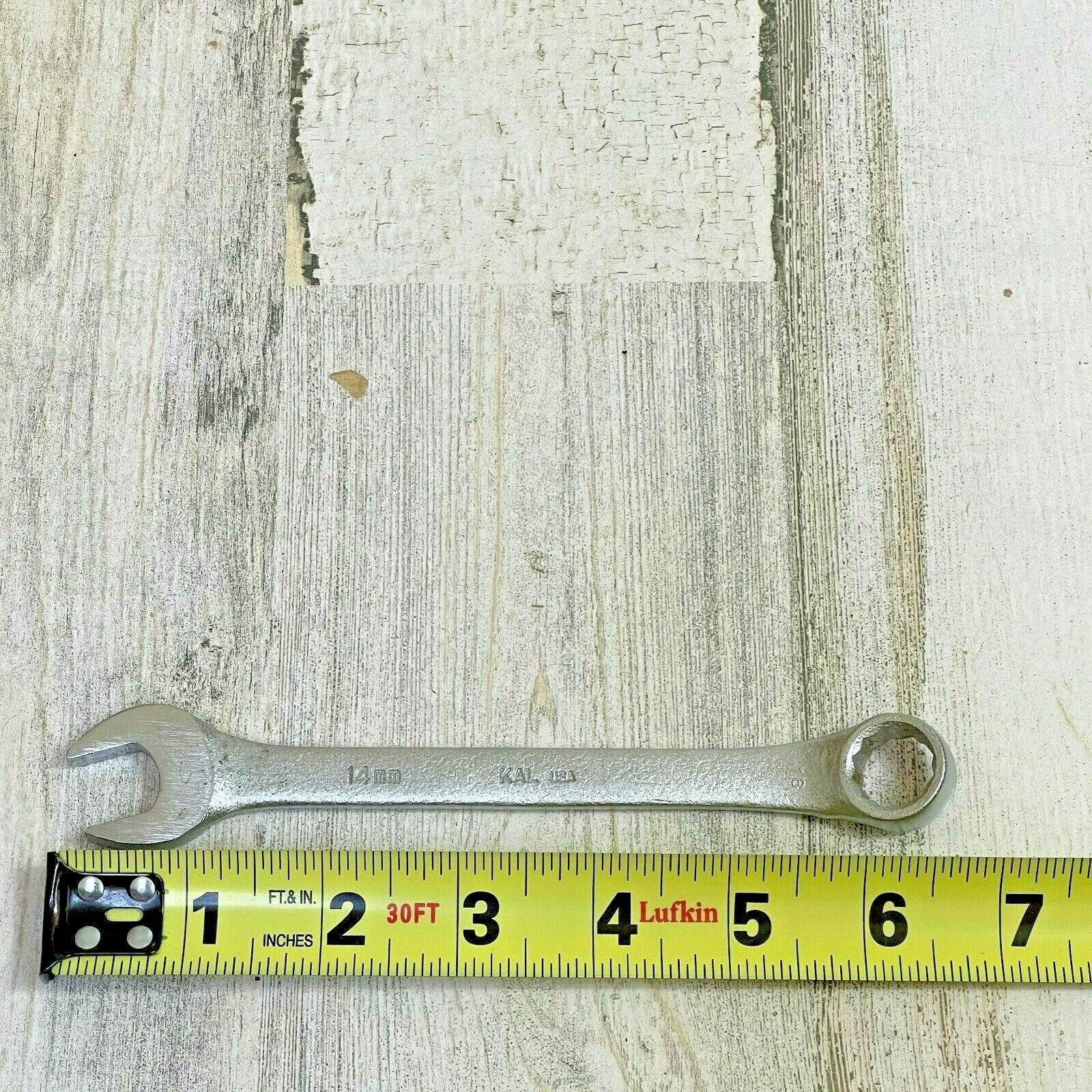 KAL 14mm Combination Wrench 14 mm 12 Point Made In USA Vintage Tool