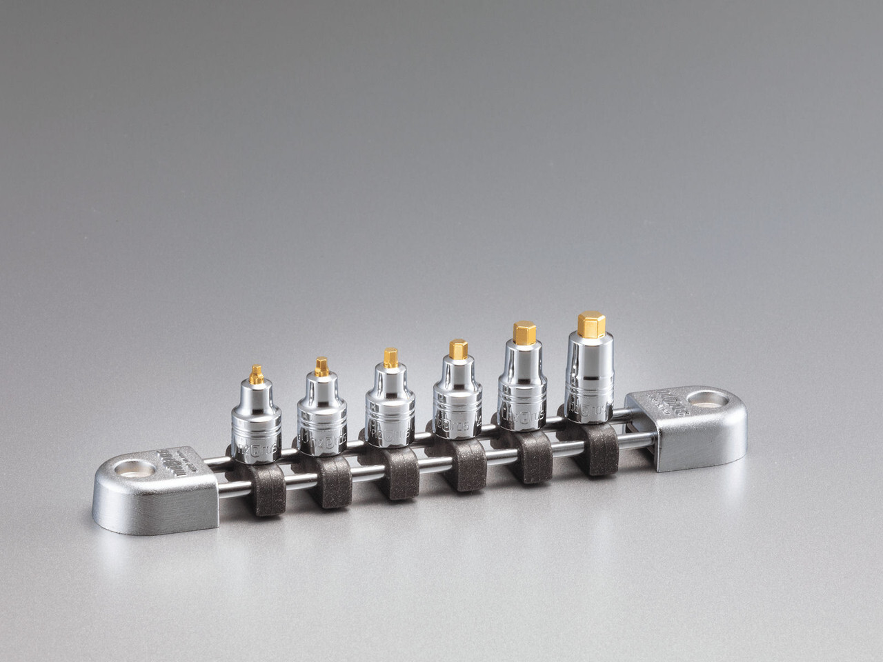 Nepros NTBT2SS06A, 1/4″sq. Hex Key Socket Set (Stubby) (6pcs.)