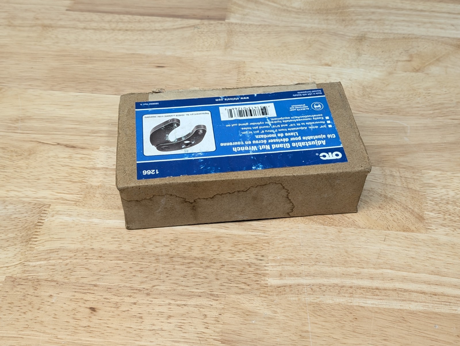 OTC 1266 Adjustable Spanner Gland Nut Wrench-3/4” Drive
