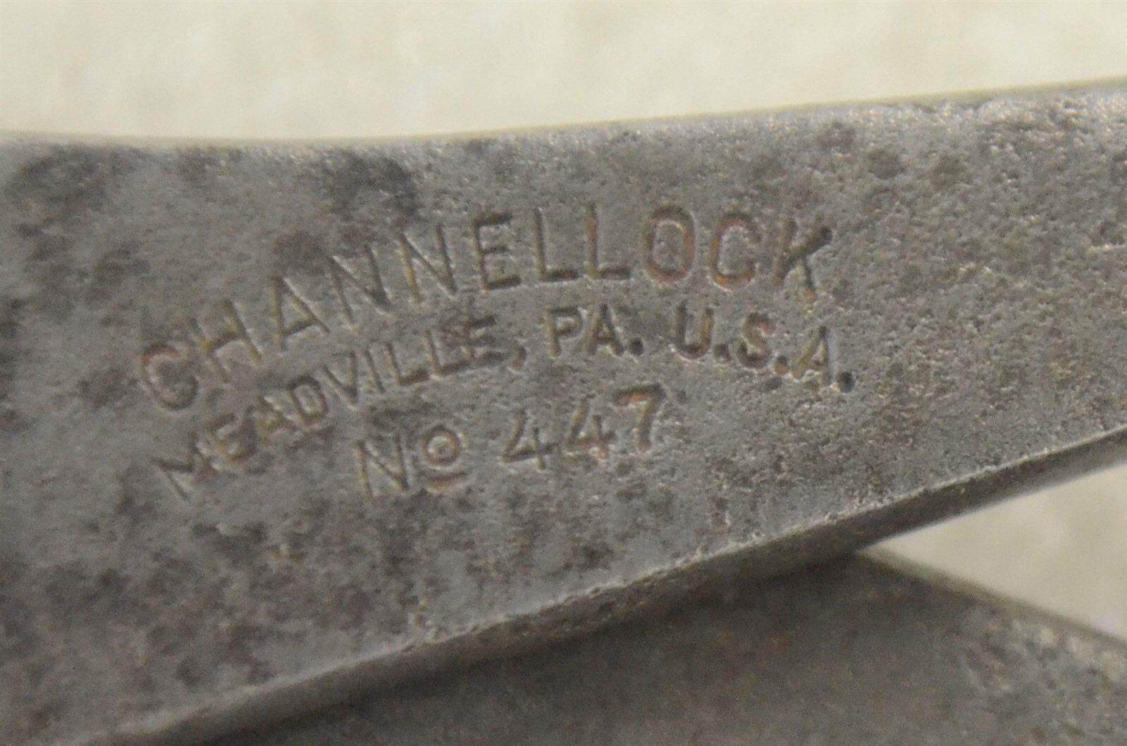 Vintage Channellock No.447 Curved Offset High Leverage Diagonal Cutters 7¾» Long