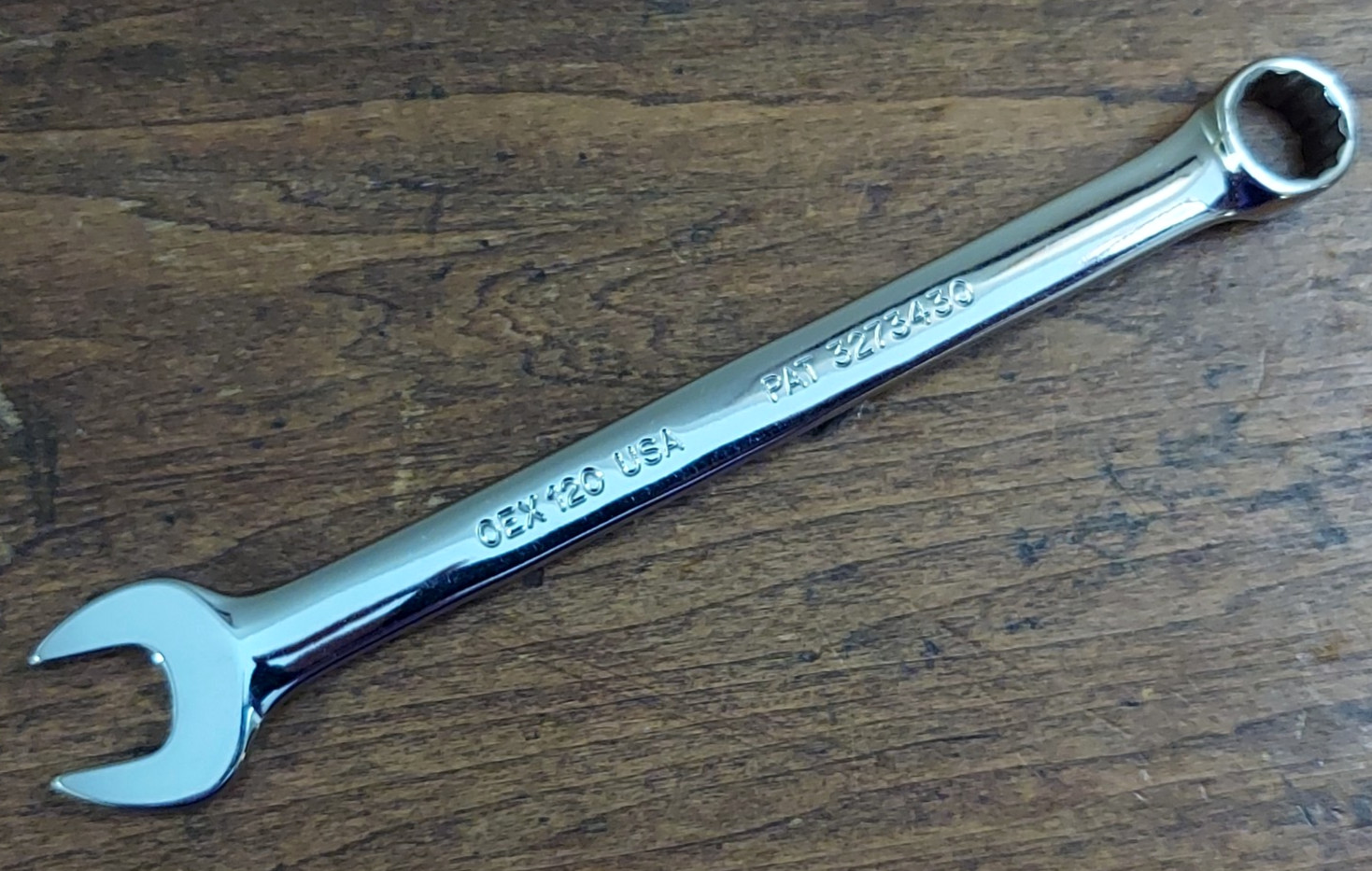 Vintage Snap On Tools OEX120 3/8″ Combination Wrench INCREDIBLE Condition