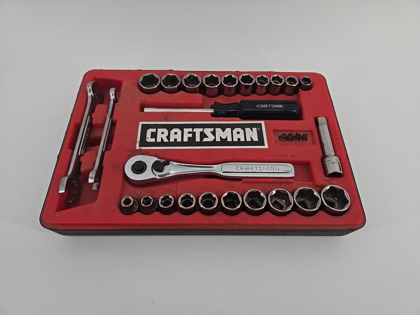 Lot of 50 Craftsman Tools Sockets Extenders Adapters & More +9 Other Brands READ