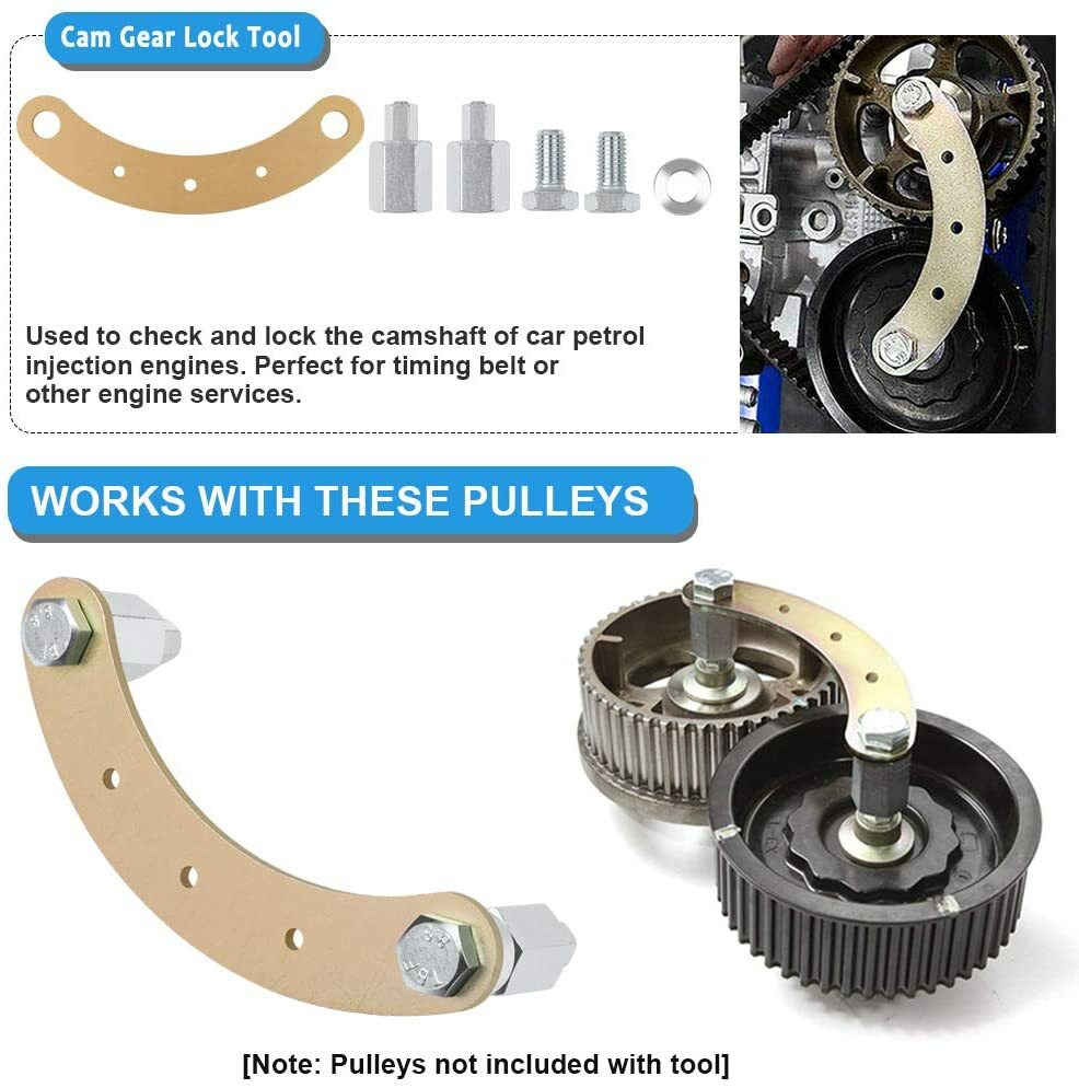 Intake Exhaust Cam Sprocket Crank Pulley Gear Lock Tool Screw Kit For Subaru STD