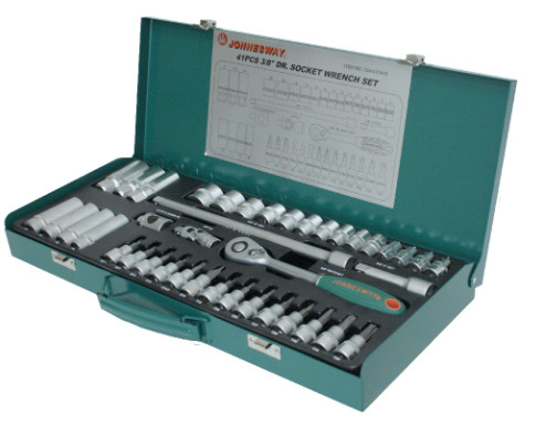Jonnesway S04H3141S 41 Pcs Professional Hand Socket Set 3/8″ Drive 6-24 mm