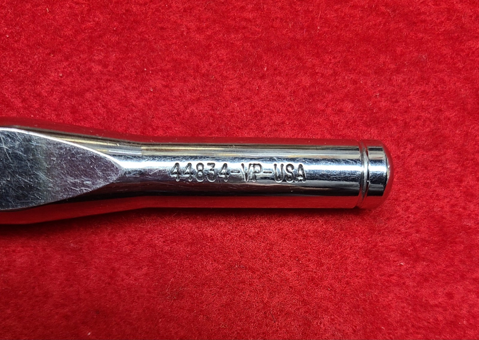 Lot-of-2 Craftsman USA Ratchets: 3/8″ Flex-Head Stubby VP44834 and 1/4″ VP44807