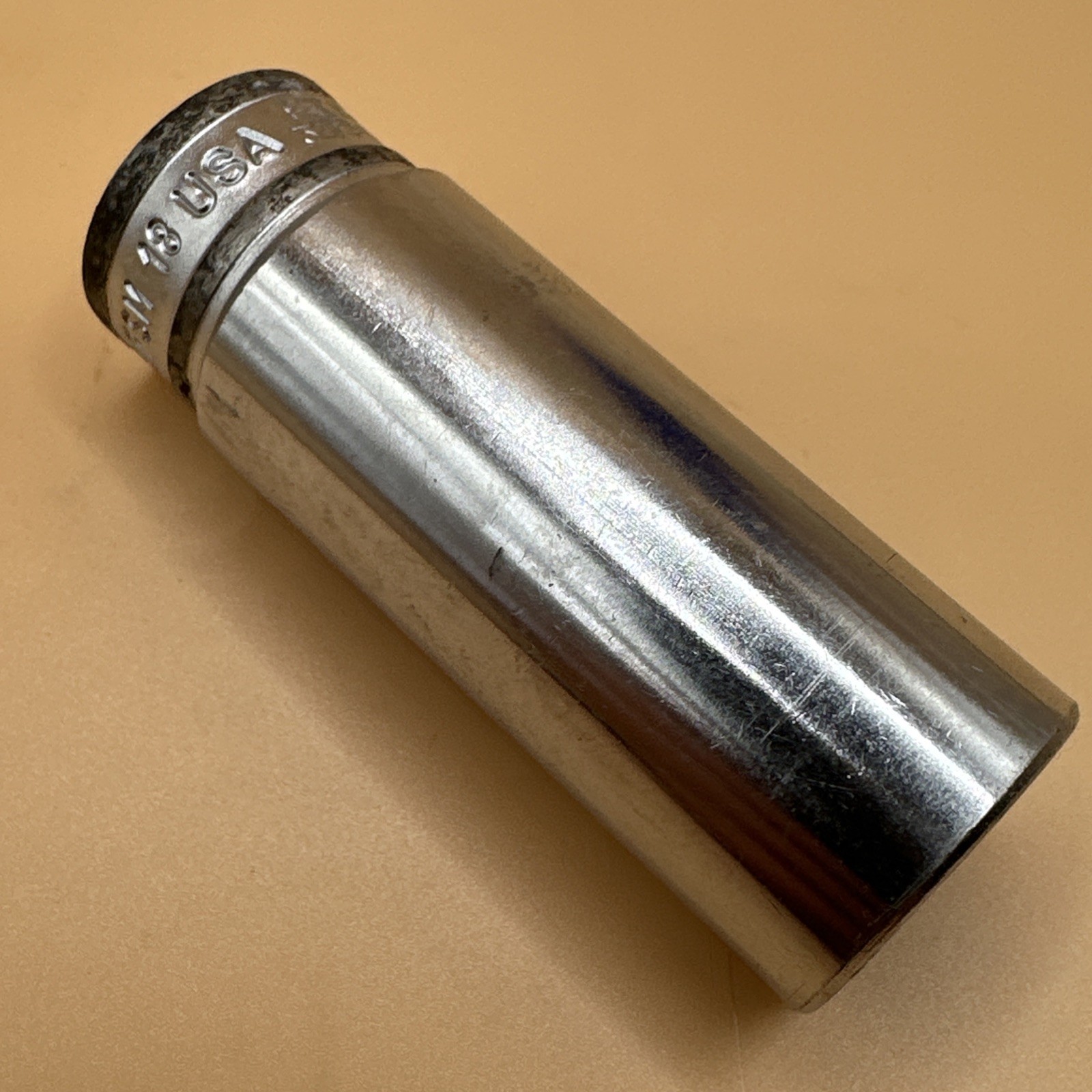Snap On Tools 18mm Deep Socket 3/8″ Drive 6 Point SFSM18 Made in USA