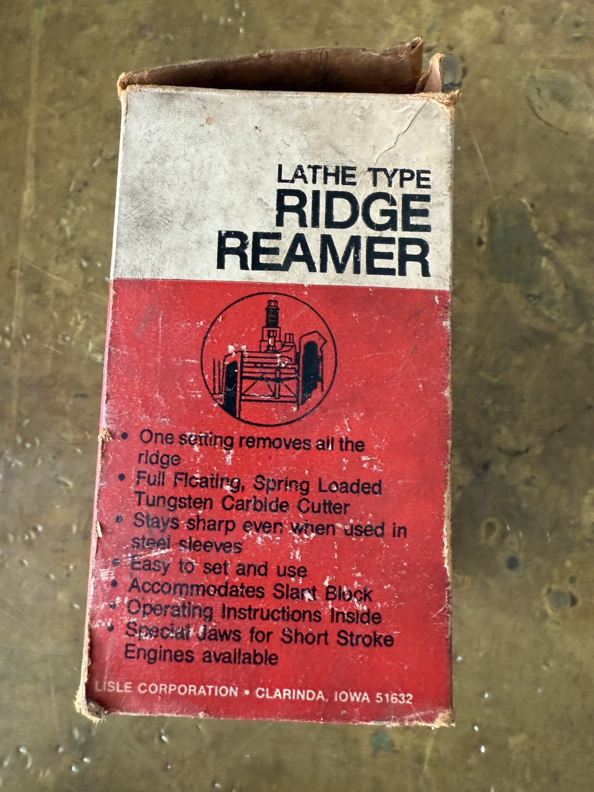 Lisle RIDGE REAMER 3” To 5”. Lathe Type 38000