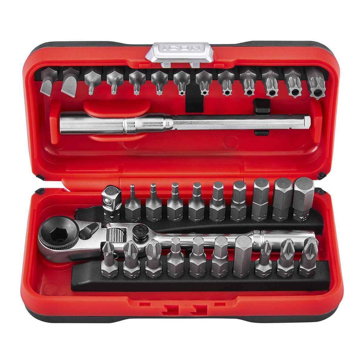 ICON Locking Flex Head Ratchet and Bit Set 35 Piece – Rare Item To Keep In Stock