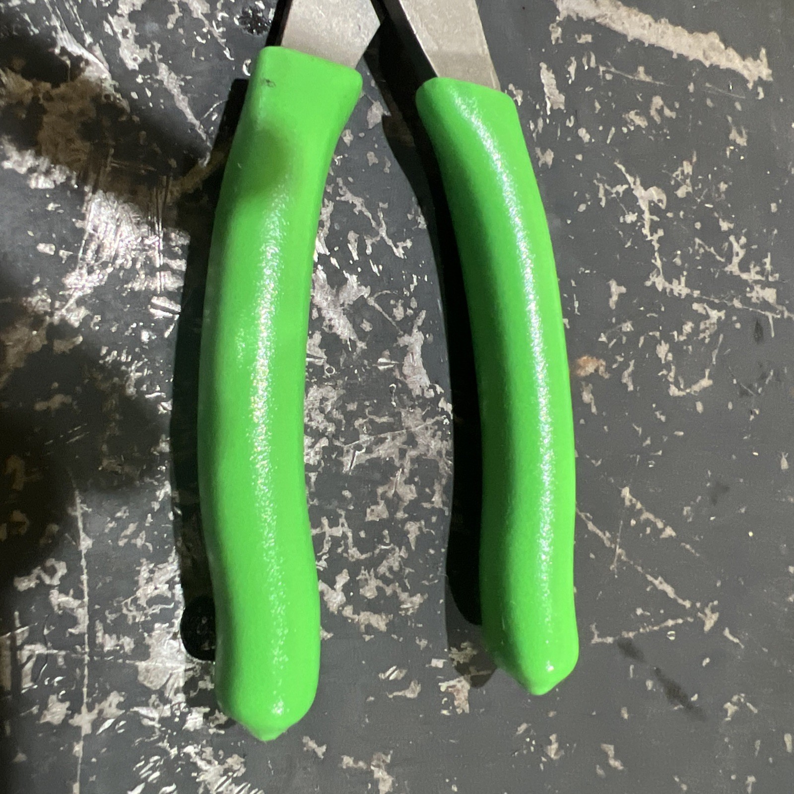 Snap-On 96acf 8″ talon grip needle nose pliers green new