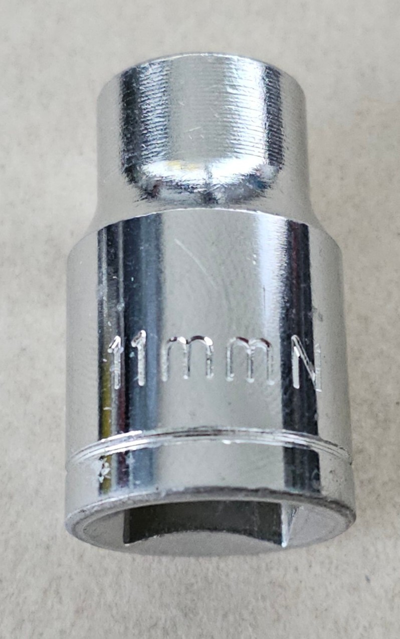 Vintage 1/2″ Inch Square Drive to 11mm Hex Socket Adapter