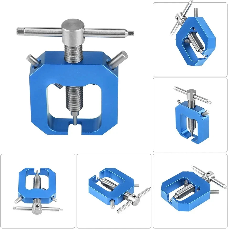 Mini Gear Pullers, RC Pinion Bearing Puller Stainless Steel Small Gear Blue