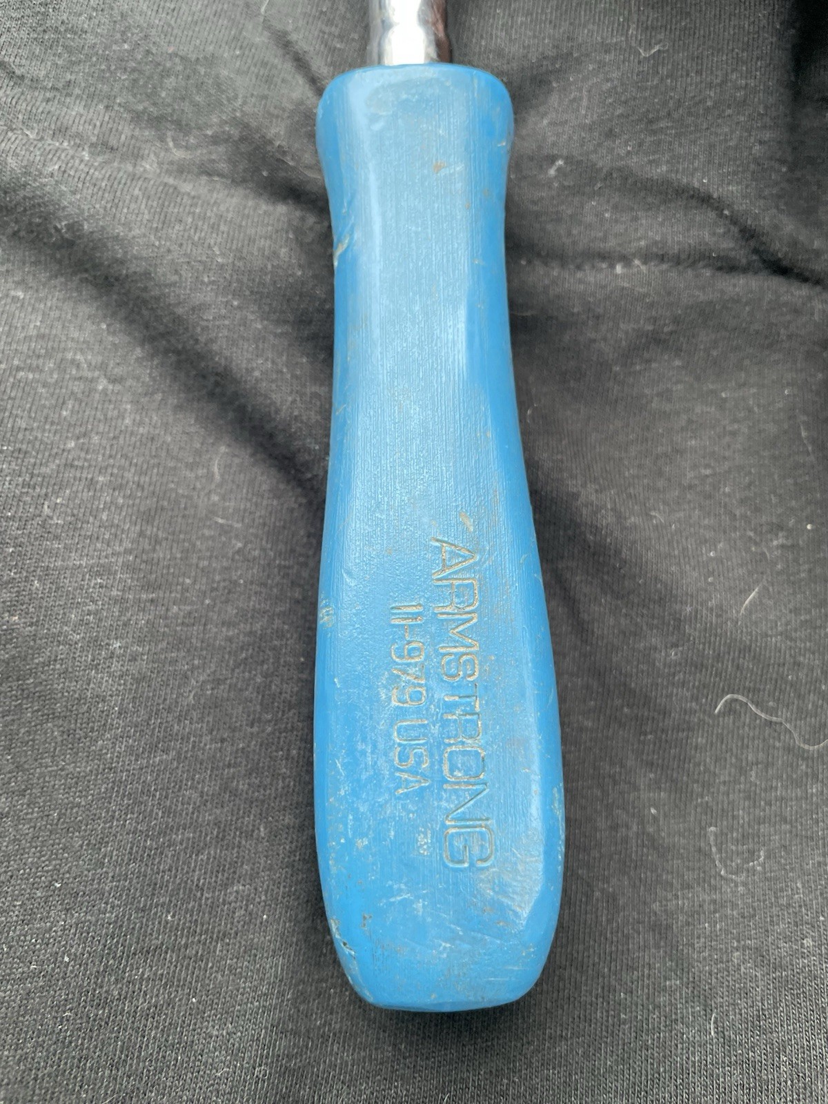 Armstrong Tools USA 11-979 (Rare) Blue Hard Handle 3/8″ Drive Long 11″ Ratchet
