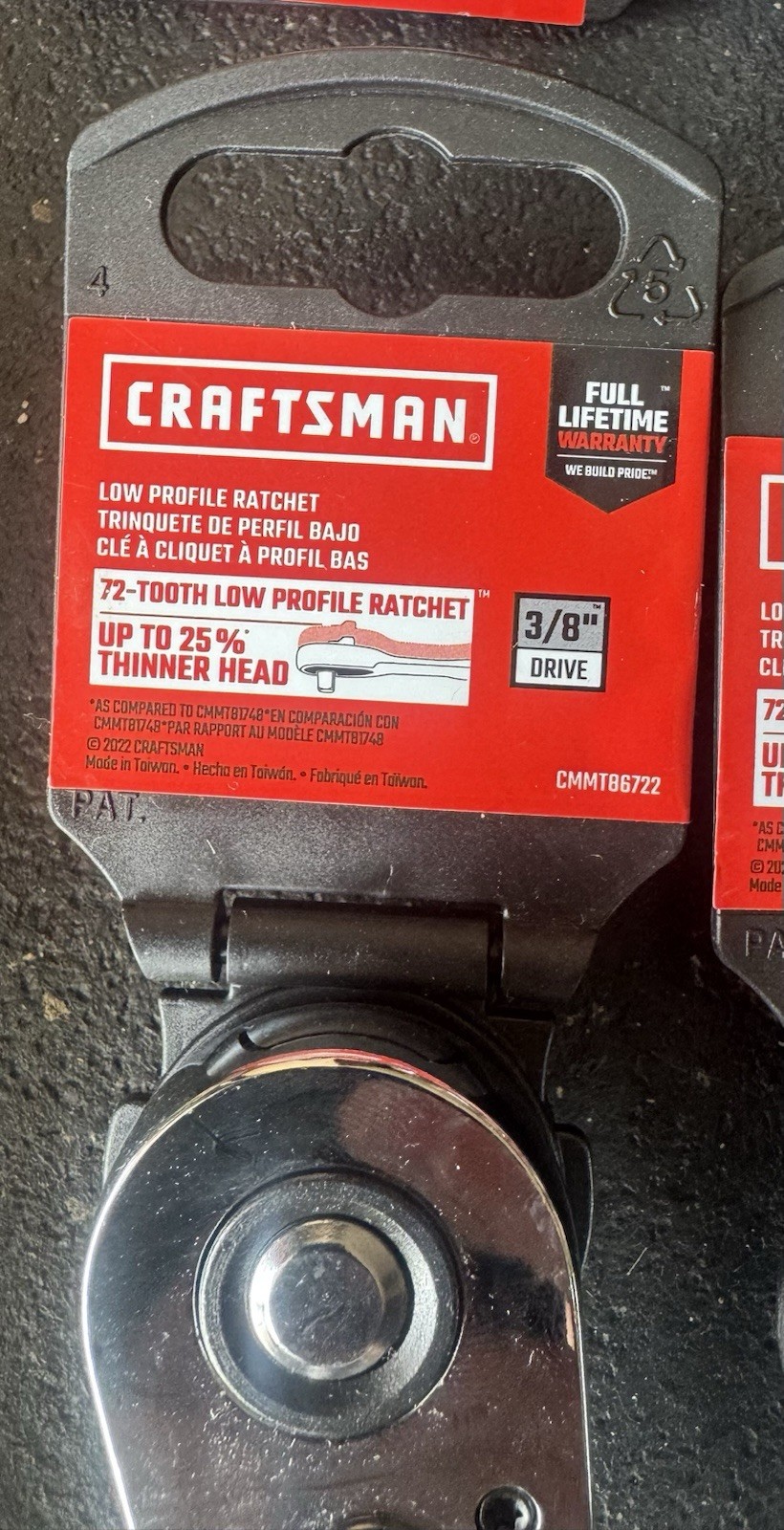 Lot If 15 New Craftsman Ratchets 1/4, 3/8, 1/2 (5 Each)