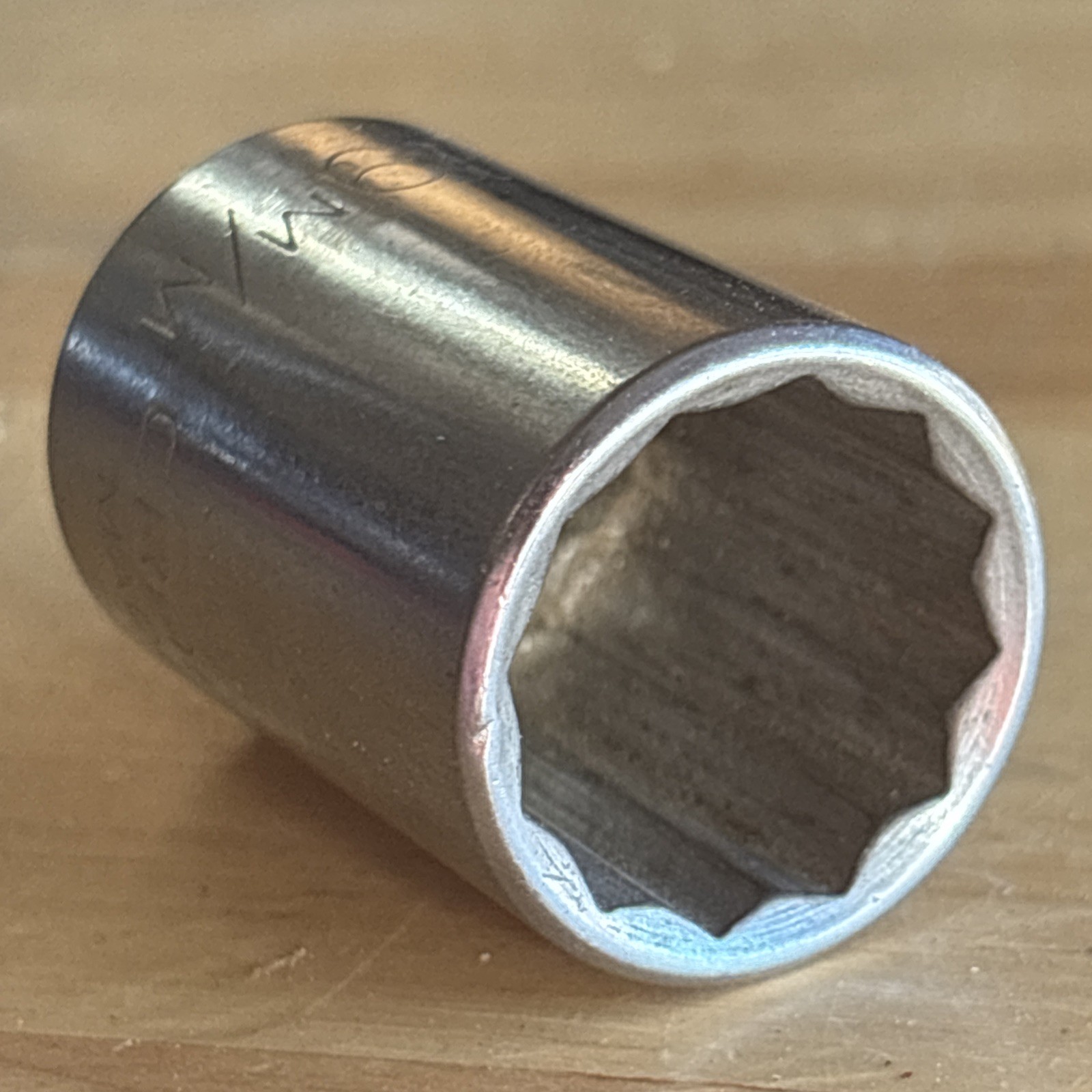 Craftsman 19mm Shallow Socket 1/2″ Drive 12 Point V Series 44238 USA
