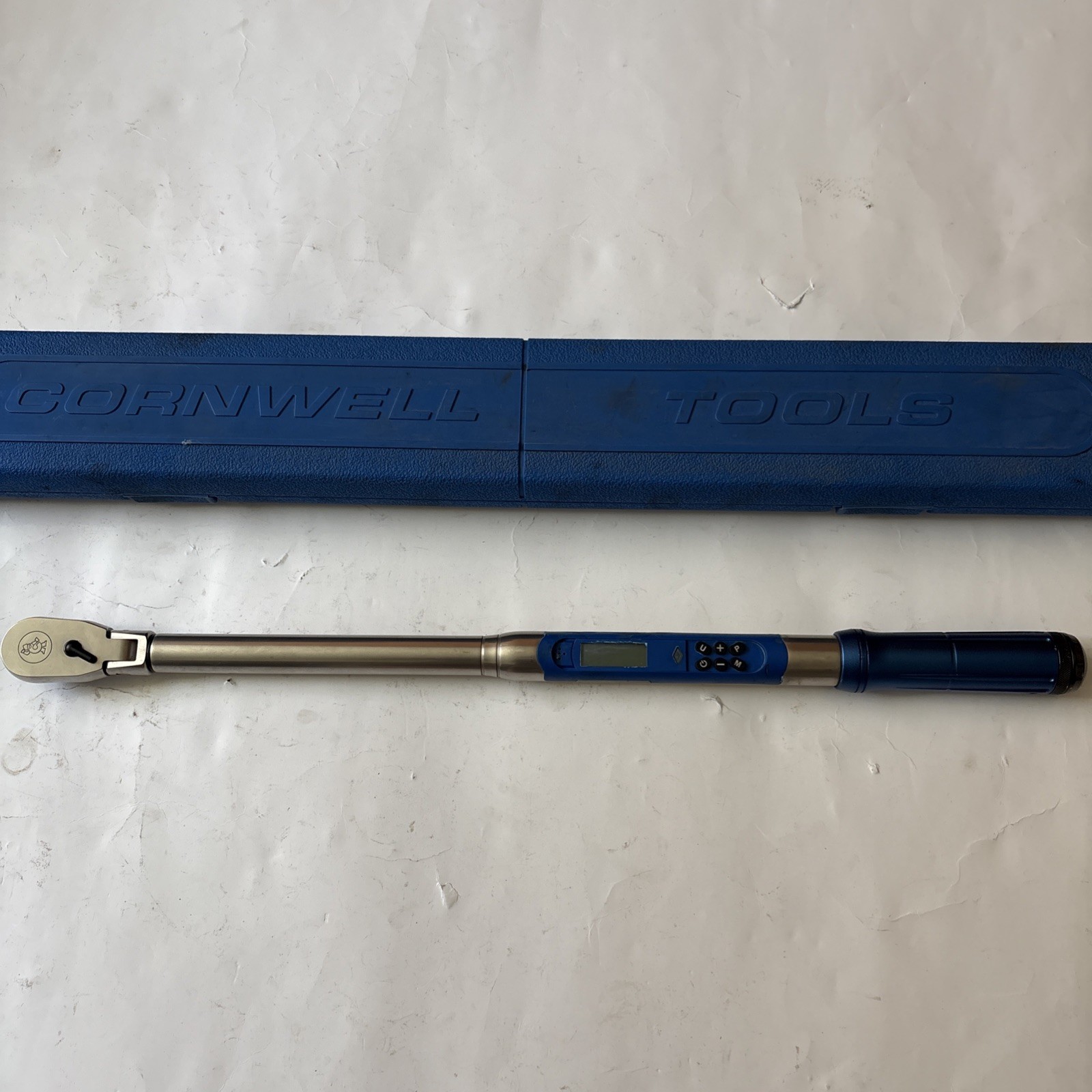 Cornwell Tools CTG5000ANGX 1/2″ Drive Flex Head Digital Torque Wrench In Case