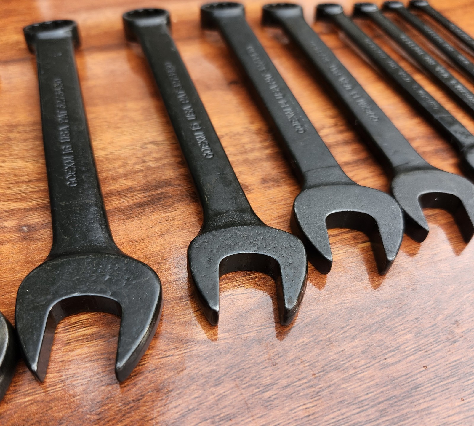 SNAP-ON GOEXM Black Metric Short Comb. Wrench Set 6-19mm USA MISSING 10 11 12
