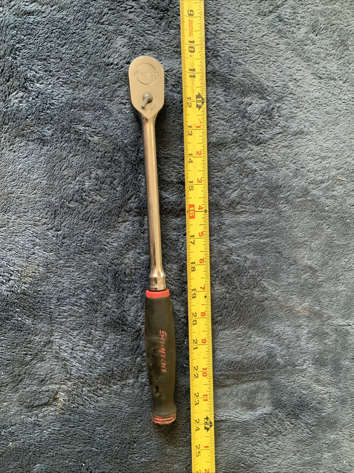 Snap On Fhl80, 3/8” Drive Ratchet, Soft Grip….see Pics….red