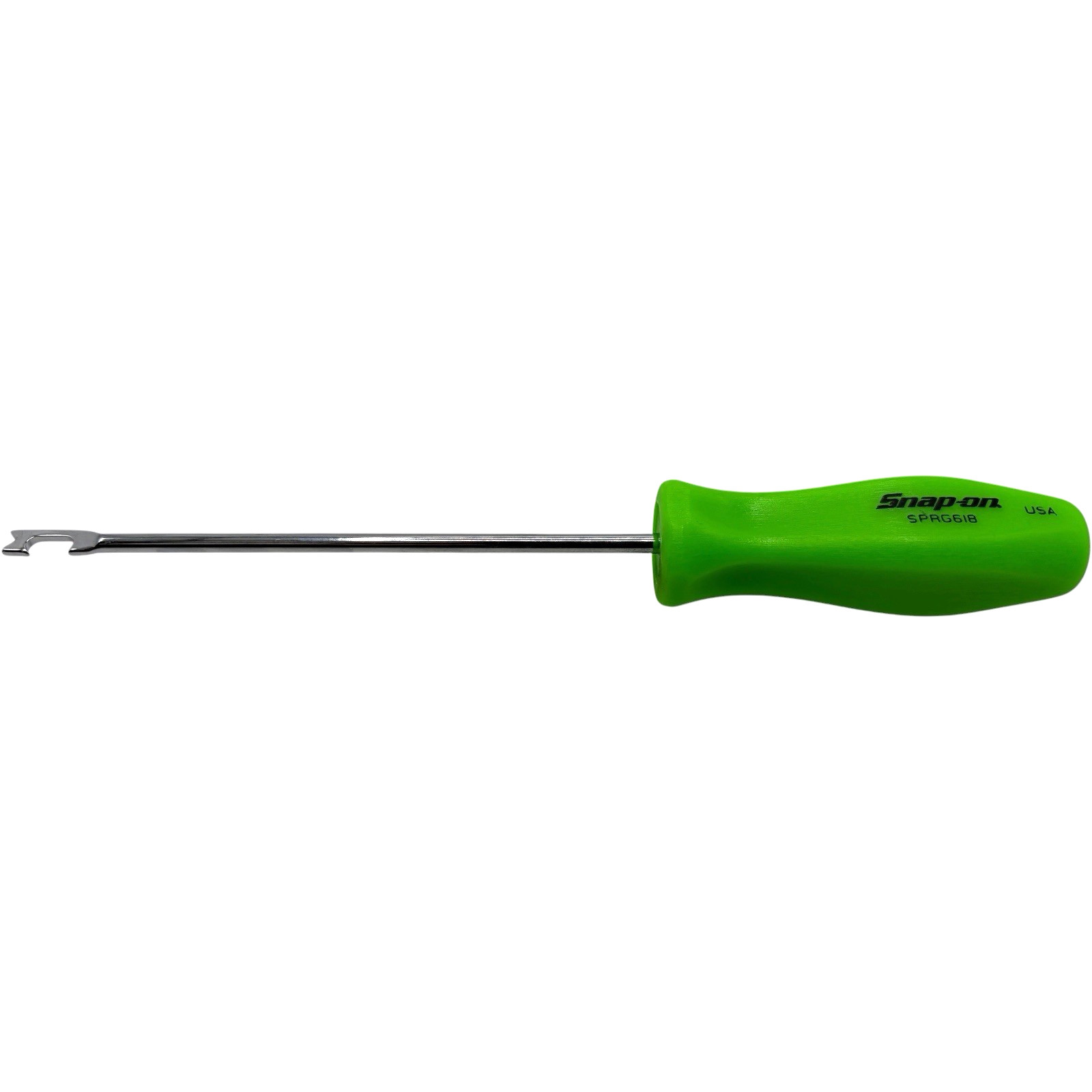 Snap On Tools Push Pull Spring Tool Groove Green SPRG618G 6 Inch Shaft