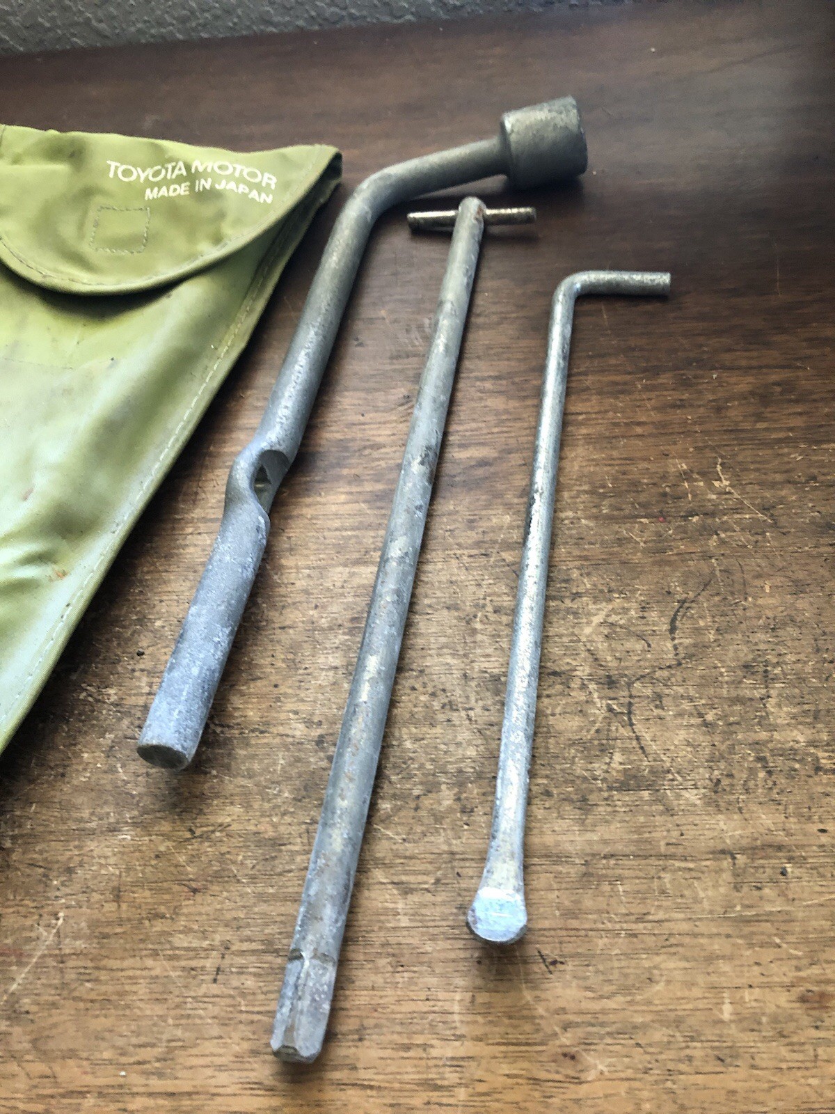 Genuine Toyota Motor 21mm 6 Point Lug Nut Wrench Tire Tool Japan Bag, Iron ITEM2