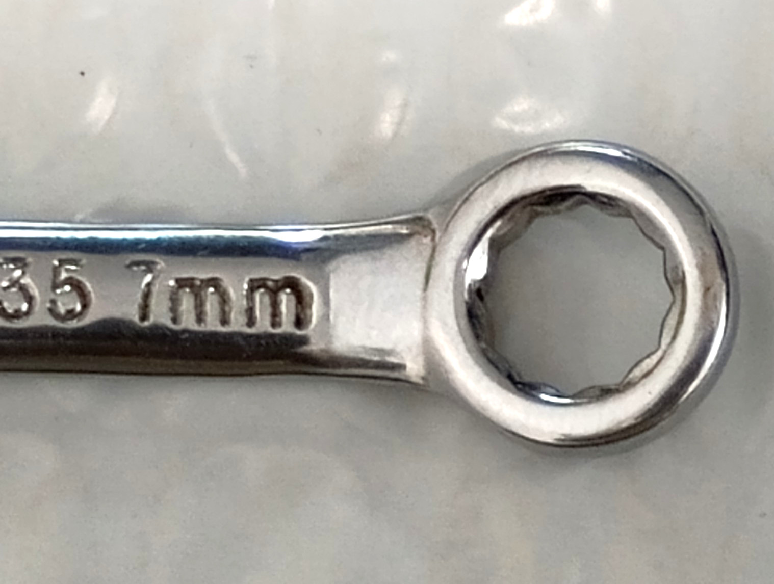CRAFTSMAN TOOLS 44535, 6MM. OPEN-END/7MM. BOX COMBO WRENCH, 3.25″L. 12 PT *NOS*