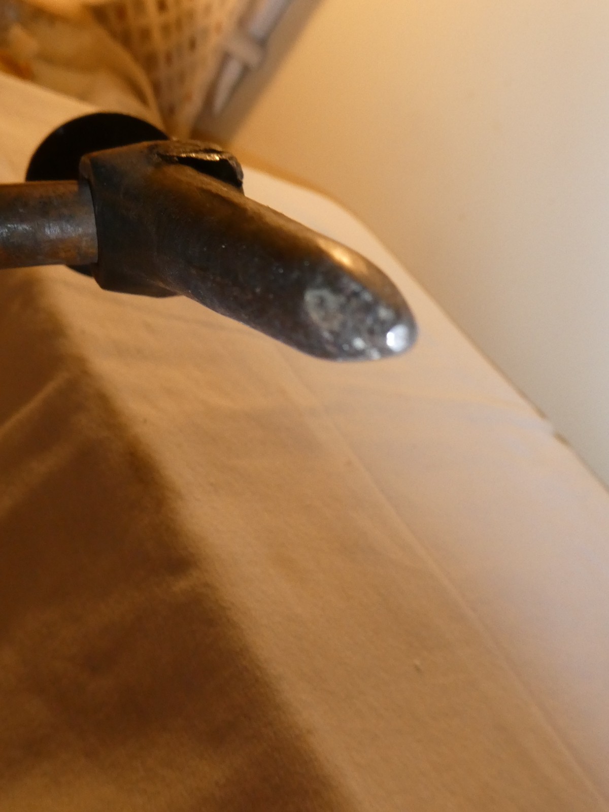 Vintage Auto Body Repair Metal Forming Planishing pecking Hammer Wood Handle