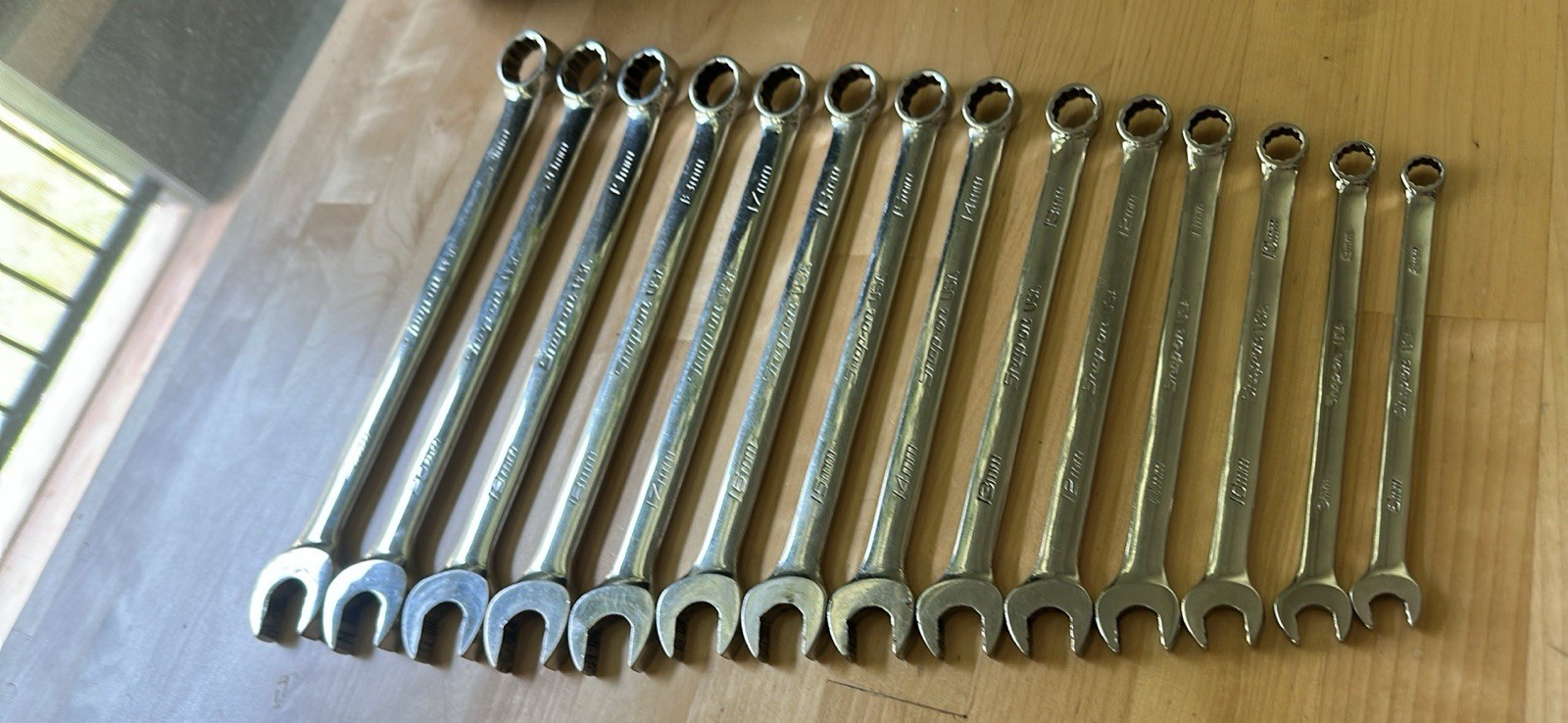 Snap-on Flank-Drive METRIC Wrench 14 Piece set
