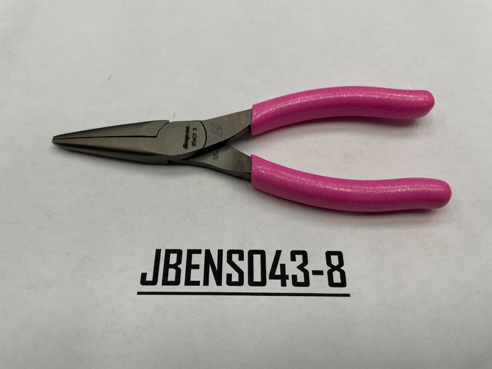 Snap-on Tools USA NEW PINK 6″ Soft Grip Needle Nose Pliers 95ACFP