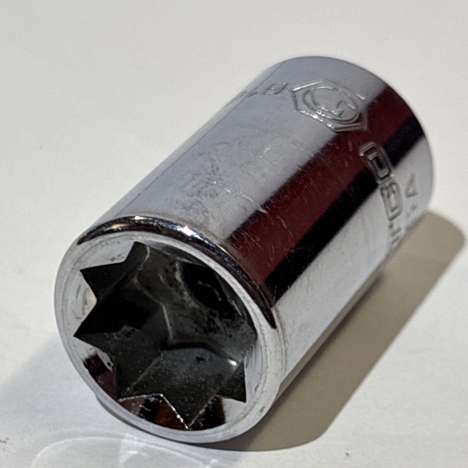 Matco 1/2″ Shallow Socket 3/8″ Drive 8 Point Double Square B168 USA