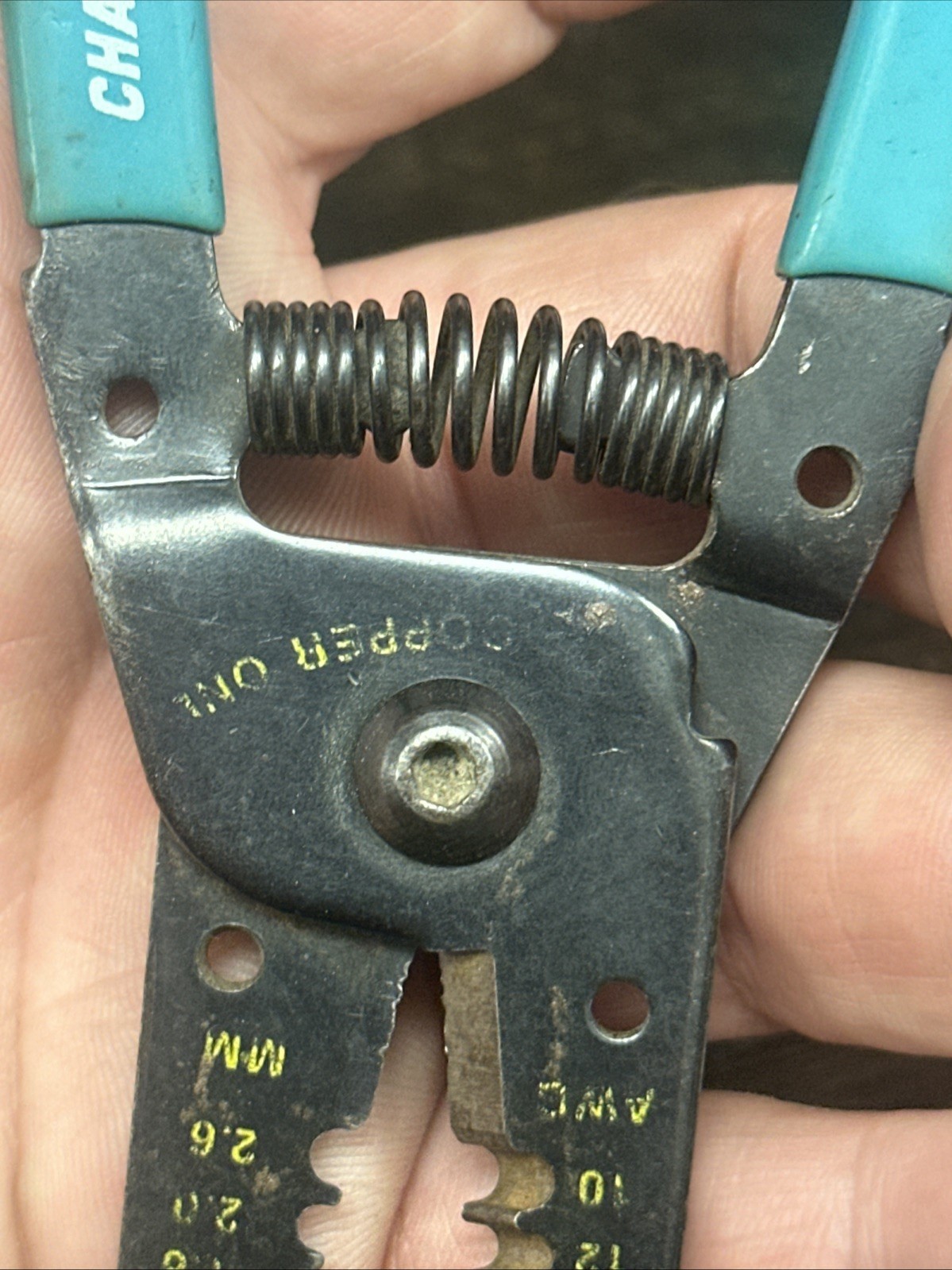 VINTAGE CHANNELLOCK NO. 958 WIRE STRIPPER CUTTER – USA