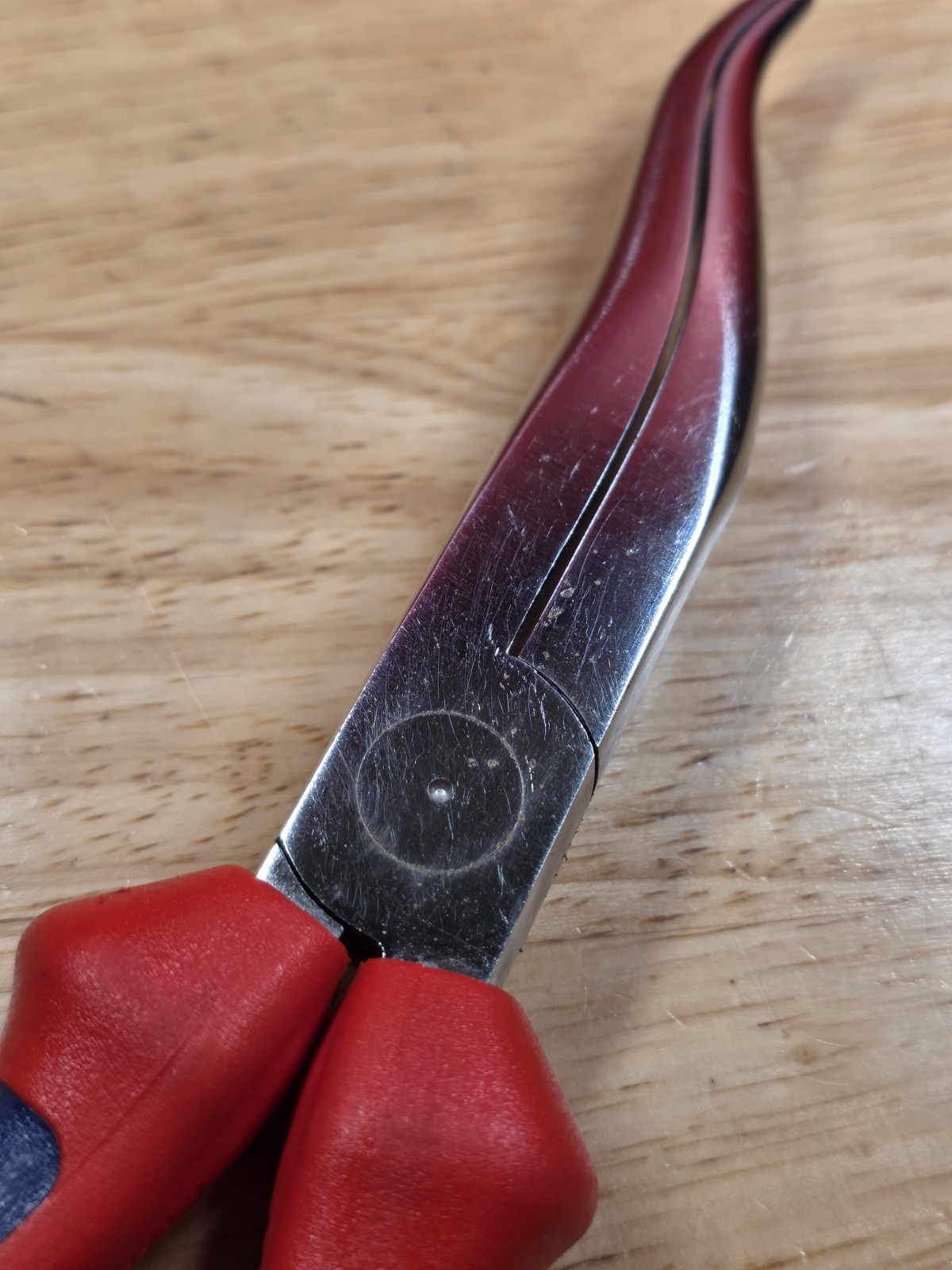 KNIPEX 38 35 200 NICE 8″ Long Nose Mechanic S-Shaped Pliers