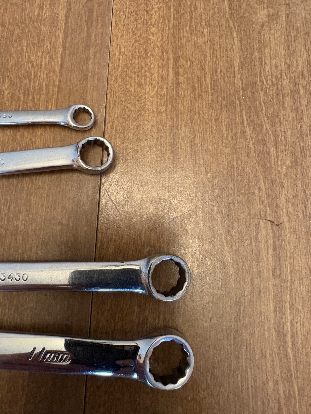 7pc. Snap On Metric 12pt. Combination Wrench Set OEXM 6,9,10,11,12,14,17MM