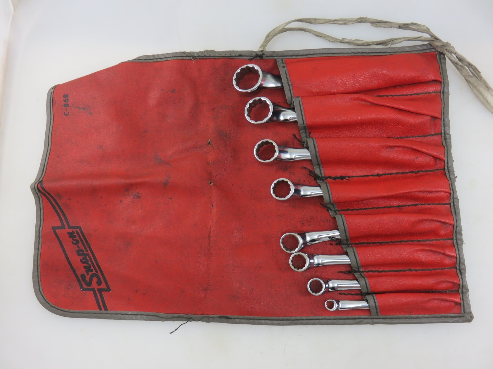 Snap-On XS SHORT Offset Box End Wrench 8pc Set 3/16″-13/16″ **NO 1/4″ x 5/16″*